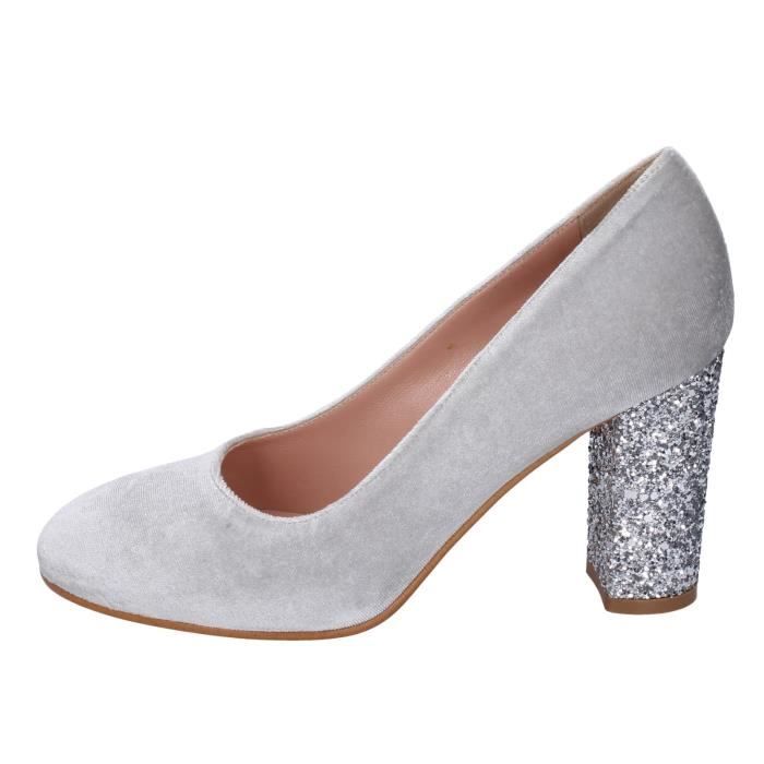 Escarpins femme gris on sale