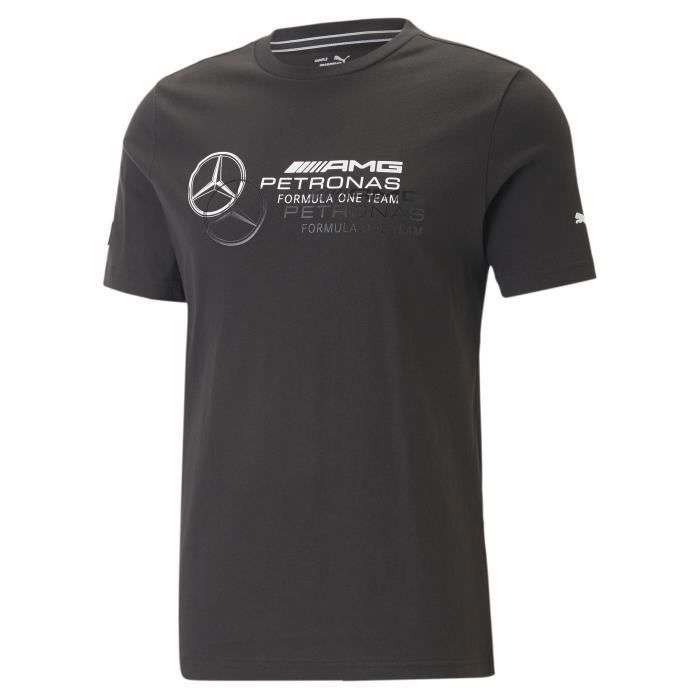 T-shirt Mercedes AMG Petronas F1 - Homme - Taille M - Noir (Très Bon état)