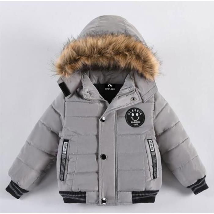 Blouson capuche fourrure garcon deals