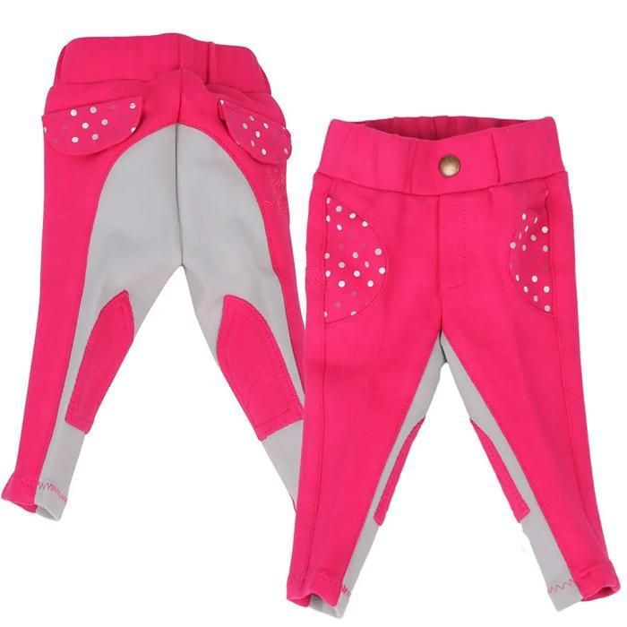 Pantalon équitation bébé QHP Mickey - Fuchsia Pantalon équitation bébé QHP Mickey - Fuchsia
