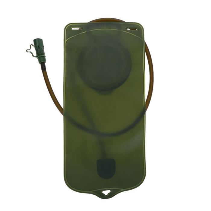 Vessie D'hydratation 1L TOPTACPRO - Sans BPA, Tube 30 Pouces, Pour Sac à Dos, Randonnée, Vélo