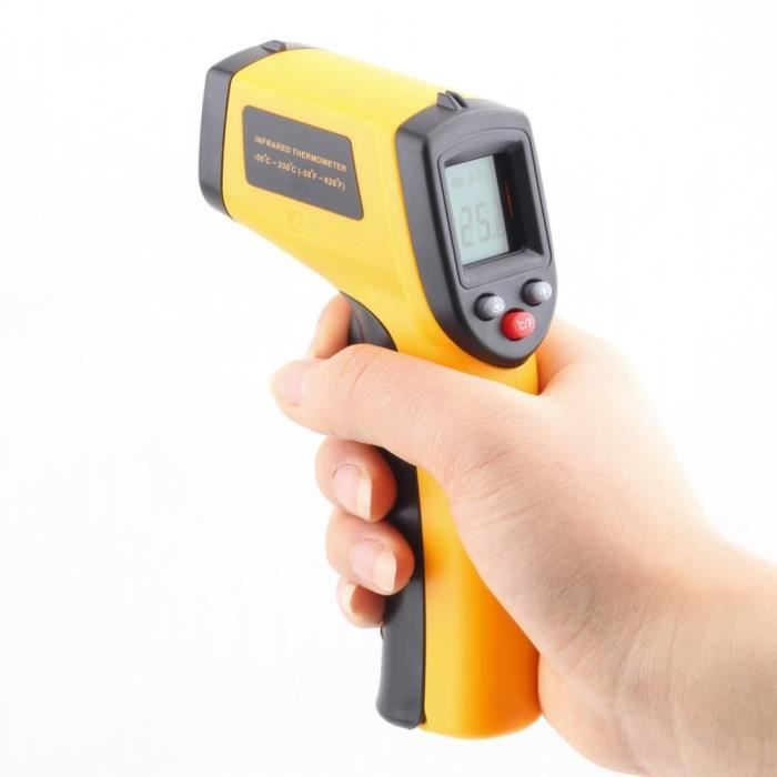 LCD Digital Infrarouge Front Thermomètre Pistolet de mesure de la température pour bébé Zo