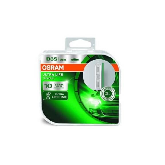 OSRAM XENARC ULTRA LIFE D3S Ampoules Xénon HID Duo Box - 66340ULT-HCB Qualité OEM