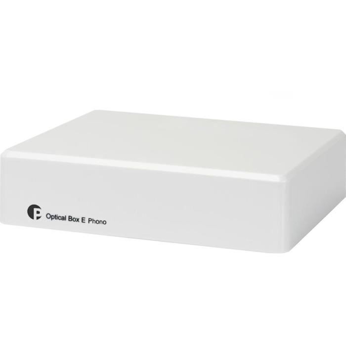 Pro-Ject Optical Box E Préamplificateur Phono MM Sortie Optique - Blanc