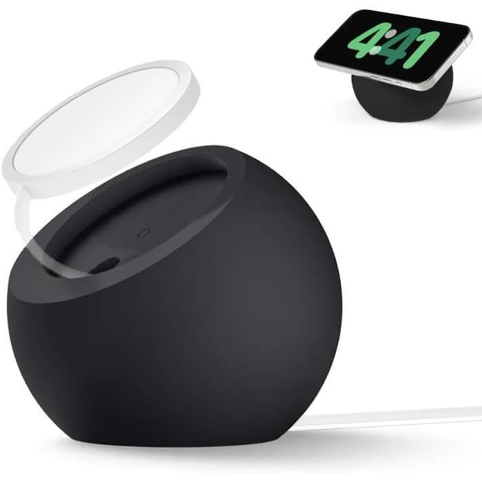 SonicDrop Dock Haut-Parleur Bluetooth 5 En 1 Avec Charge Induction - Noir