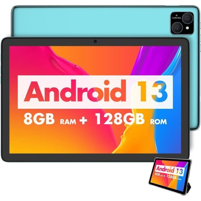 Tablette Enfant 10" Android 15 - 8 Go RAM, 64 Go ROM, Contrôle Parental, Batterie 6000 MAh - Avec Coque