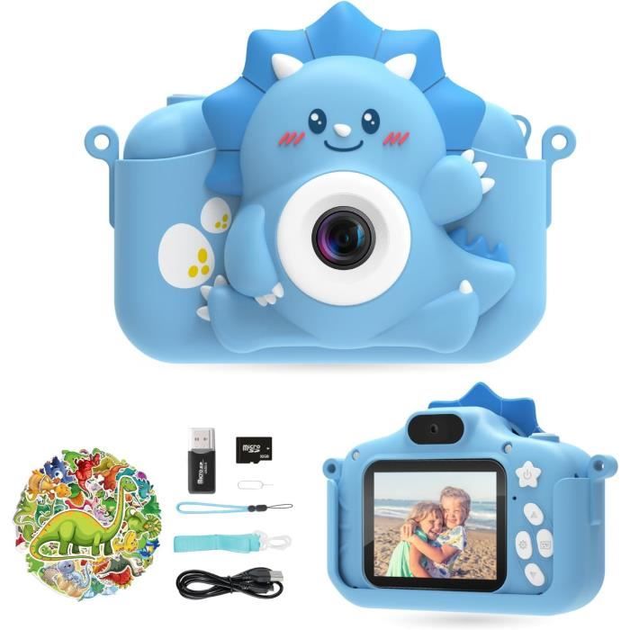 TIATUA Appareil Photo Enfant – 20MP / 1080p – Écran 2,4 Pouces – Selfie, Jeux, Filtres – Carte 32G Incluse – Licorne – Cadeau 3-12 Ans