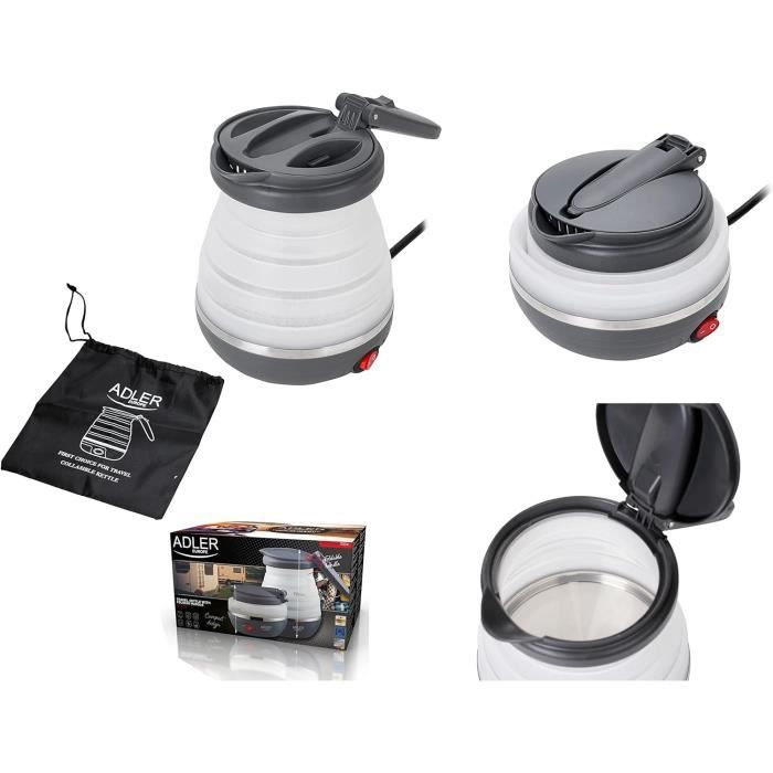 Bouilloire Pliable De 600 Ml, Bouilloire De Camping Pliable Avec