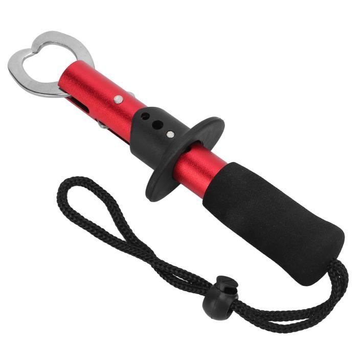 Vente Pince à lèvres de pêche portable en acier inoxydable bleu/rouge