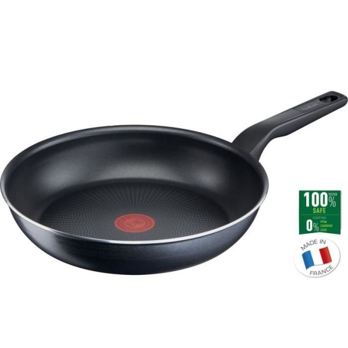 Lot De 2 Poêles Tefal XL Force - Antiadhésif Renforcé, Indicateur Thermo-Signal, 24 Et 28 Cm