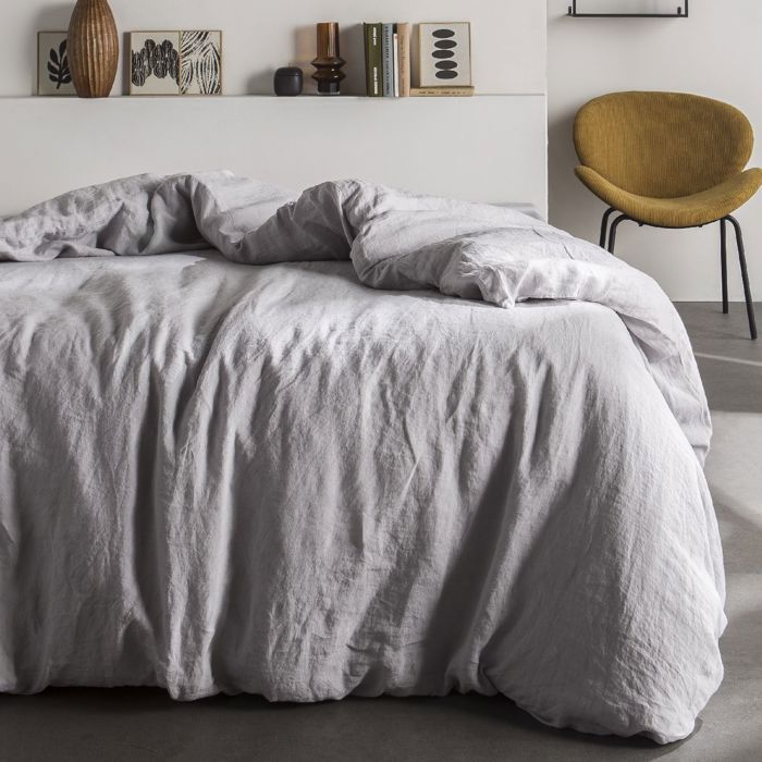 Housse de couette NAGHADA - TODAY - Gris clair 220x240 cm