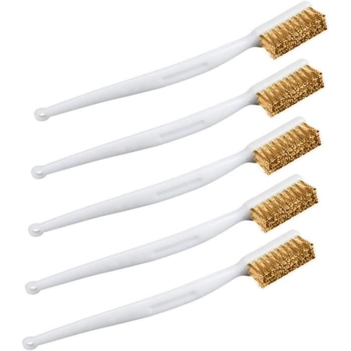 Brosse Polissage Fil Cuivre Souple 200 Mm – Diamètre 32 Mm – Élimine Rouille, Peinture, Bavures – Haute Efficacité