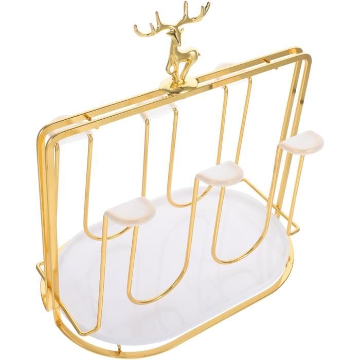 Support De Verre À Vin En Métal, Porte-Verre À Vin 6 Rails, Porte