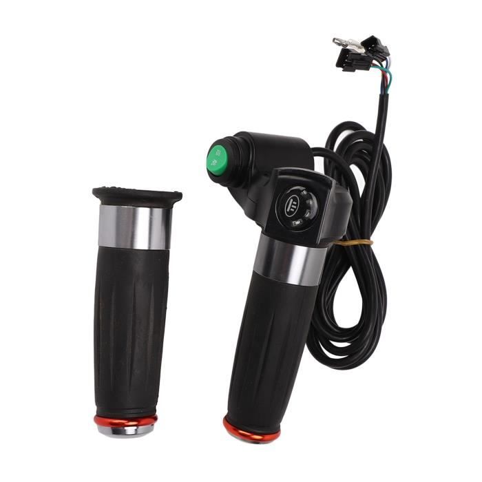 Poignée D'accélérateur Vélo électrique 22mm - Commande Demi-torsion 48V Universelle Pour Scooter Et VAE