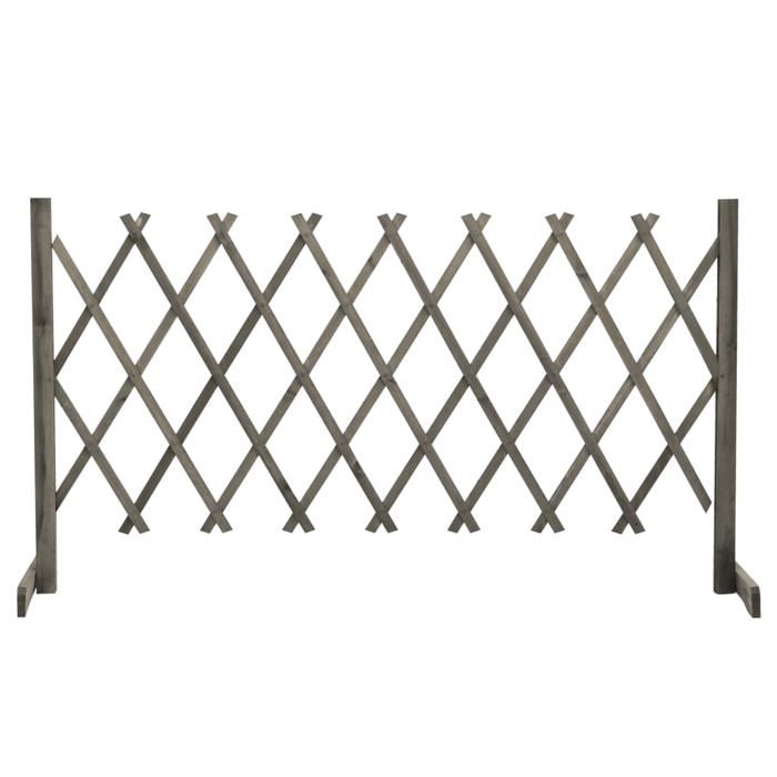 vidaXL Clôture en treillis de jardin 150x80 cm Bois de sapin