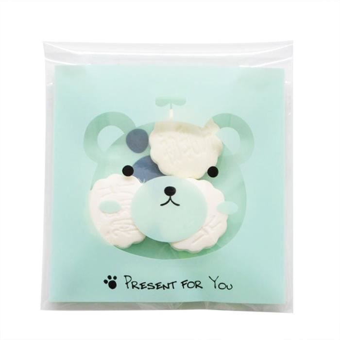 200 Pièces Sachet Bonbon, 25x15 Cm Sachet Plastique Transparent Sacs