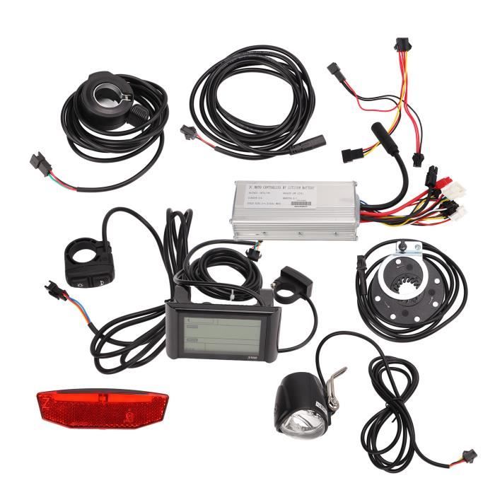Kit Contrôleur Moteur Vélo électrique 36V/48V 250W - Avec écran LCD4, Accélérateur, Capteur - 6