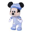Peluche Disney Mickey Phosphorescente - 25 x 13 cm - Impression lumineuse - Bleu-1