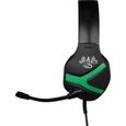 Casque-Micro Gaming - KONIX - Mythics Nemesis - Noir et Vert - Xbox One et Xbox Series-1
