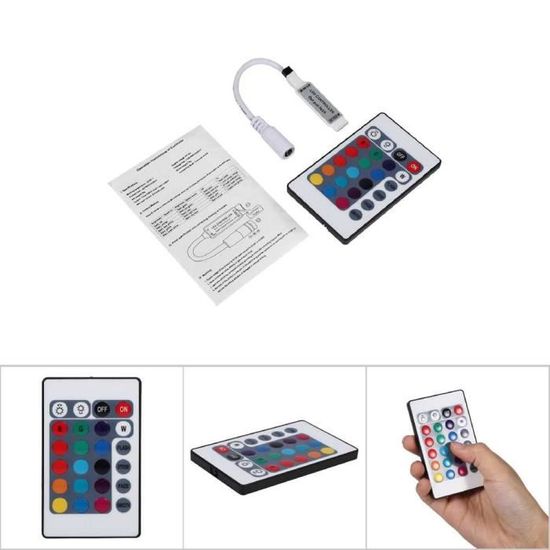 RF Contrôleur LED, Télécommande Sans Fil 11 Touches, RF Mini