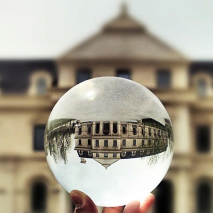 80mm personnalisé cristal monde carte globe en verre clair cristal globe  boule décorative