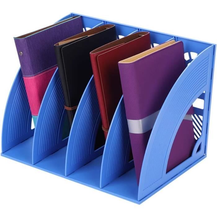 Organisateur De Bureau Doré En Métal - Étagère Multifonction Pour Livres, Magazines, Documents