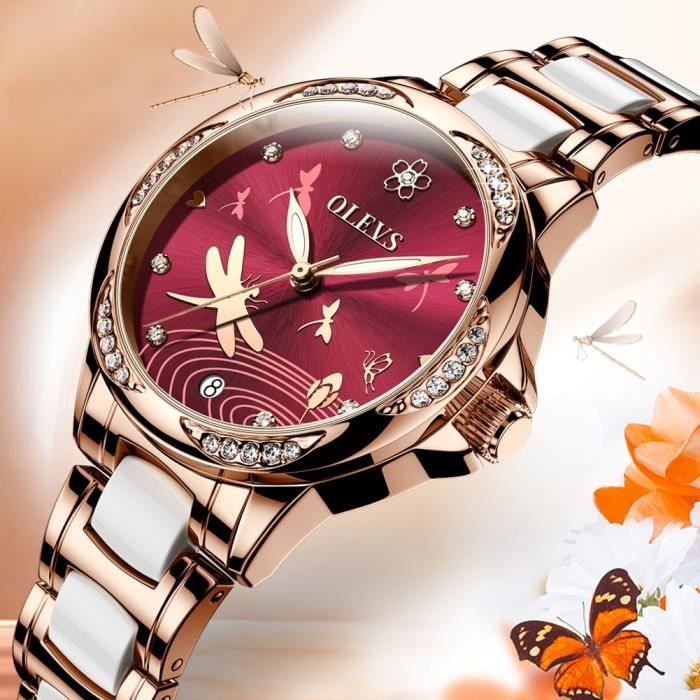 Montre bracelet ceramique femme 2025