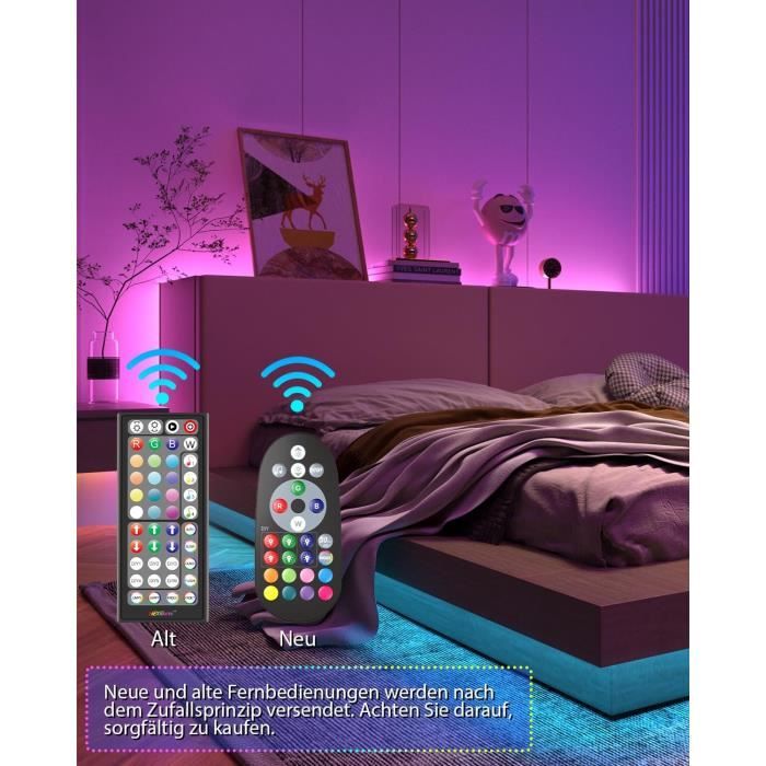 Ruban LED 10M Bande LED RGB Télécommande à 40 Touches Synchroniser avec la  Musique Fête Décor Maison Chambre Bar - KENUOS - Cdiscount Maison