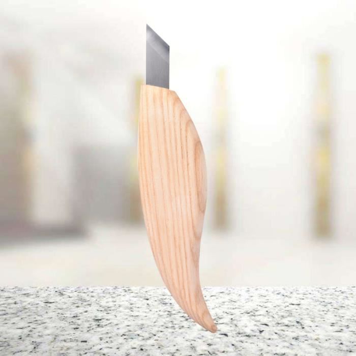 2-Piece Chrome-Vanadium Wood Gouge Chisel Set – Polished Metal & Wood Handle, Carving Tools For Beginners & Hobbyists