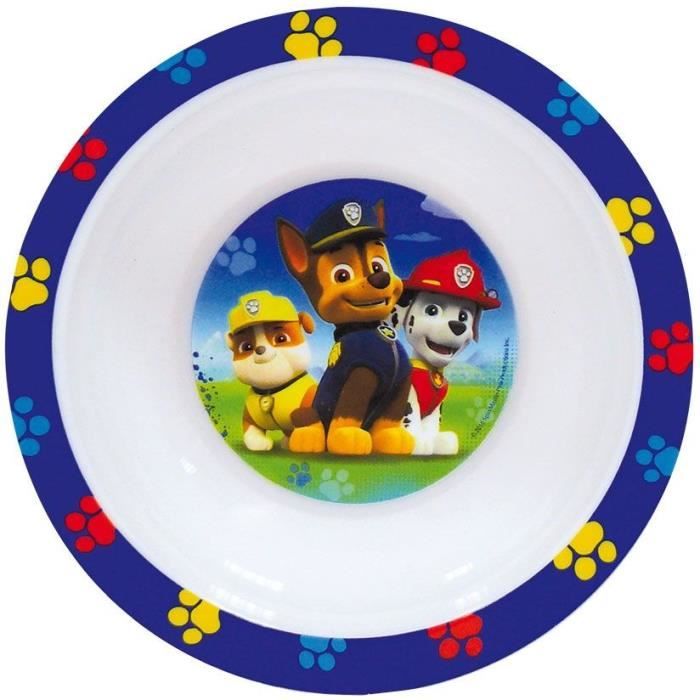 Stor Paw Patrol Lot De 5 Ustensiles Antidérapants Pour Enfant - Assiette, Bol, Gobelet, Couverts - Vaisselle Bébé