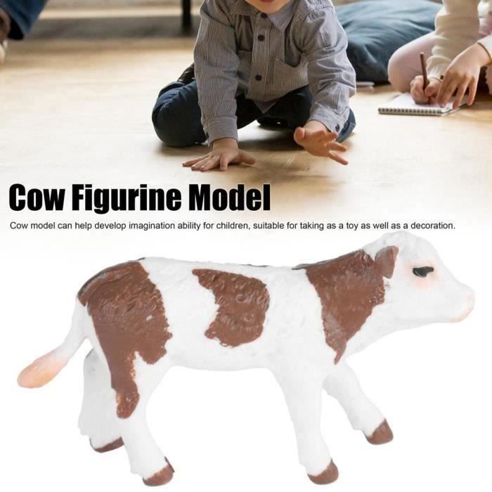 Apricot Lamb Jouet Doux de hochet de Vache de chéri, Animal farci en Peluche pour Shaker Doux Nouveau-né de poignée de Main Plus de 0 Mois (Vache, 15cm