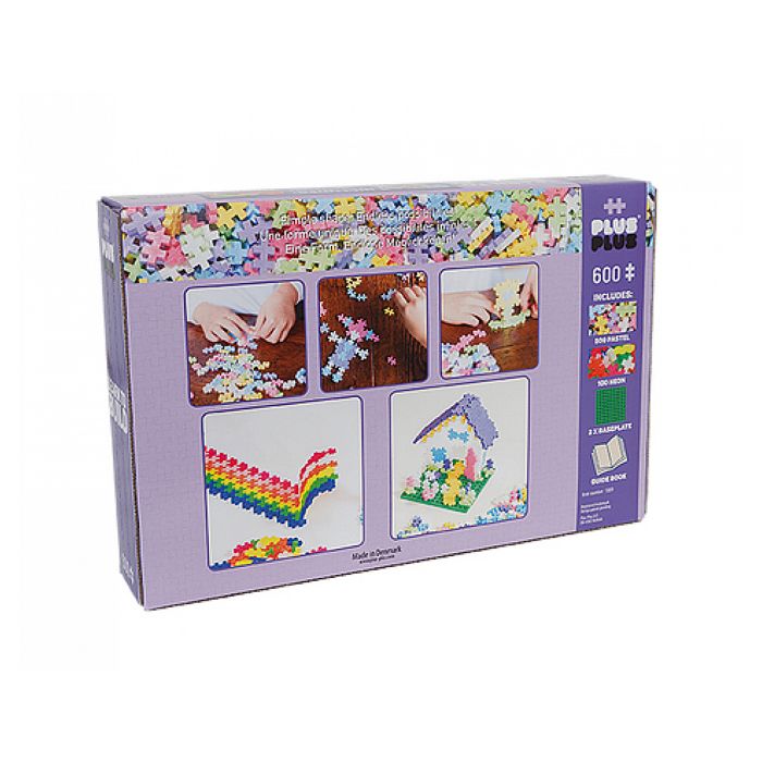 Kit découverte 600 pièces Mini (500 pastel et 100 néon) + 2 bases ...