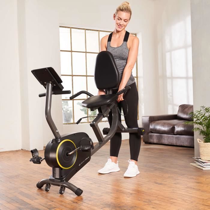 Vélo D'Appartement SportPlus - Siège Confortable - 24 Niveaux Résistance - Frein Magnétique