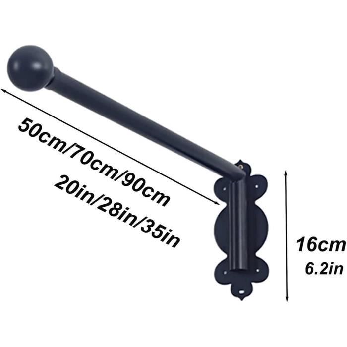 Ensemble de tringle à rideau de fenêtre à bras oscillant, tringle à Ensemble de tringle à rideau de fenêtre à bras oscillant, tringle à