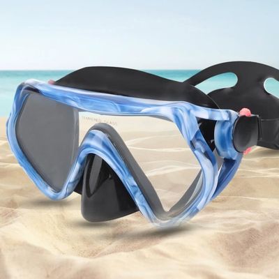 Masque De Plongée Adulte - Verre Trempé, Vision 180°, Couvre-nez | Pour Apnée, Natation, Snorkeling