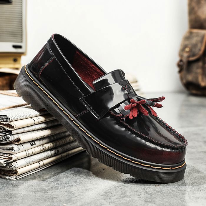 Chaussures Larges Pour Femme En Cuir Véritable – Mocassins Blancs à Enfiler – Semelle Antidérapante