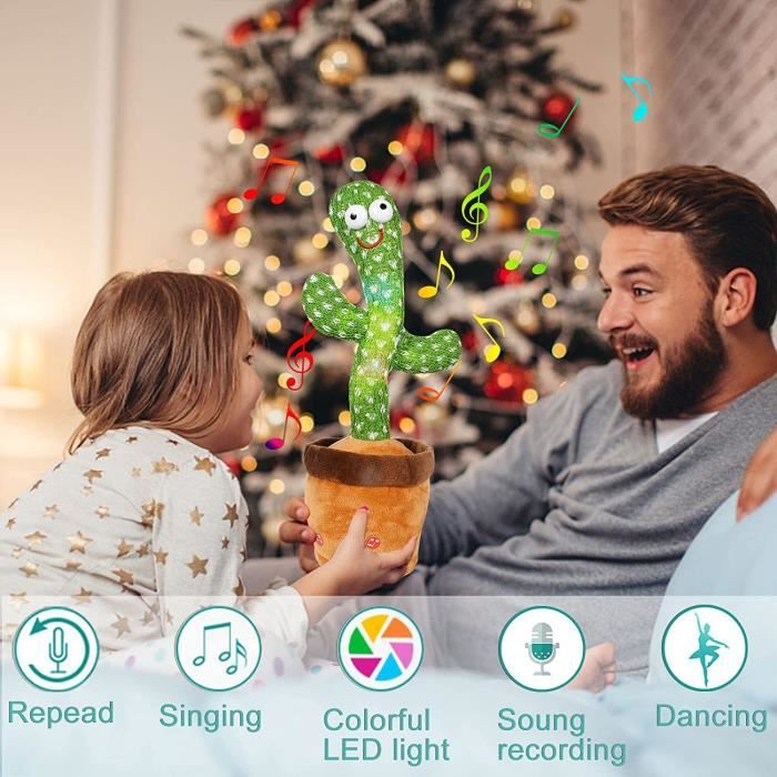 Jouet musical électronique - Arbre de Noël - 14' - Peluche douce