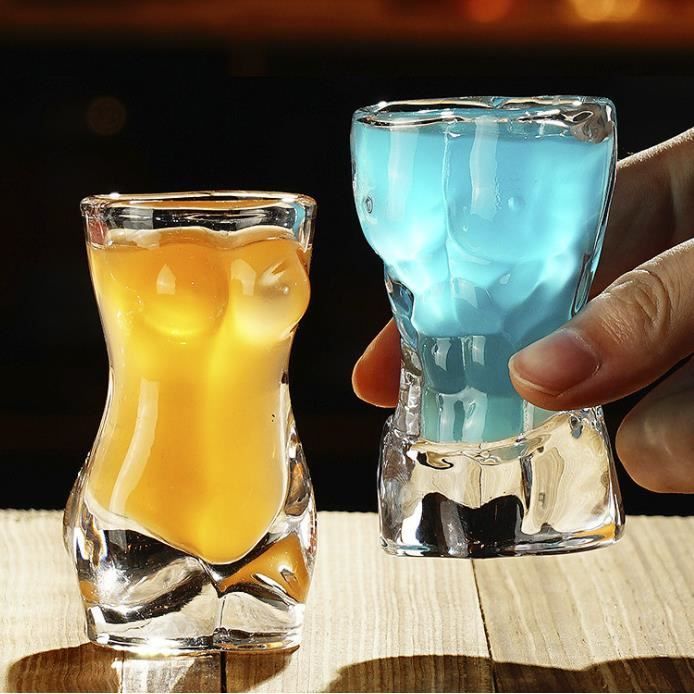 Verre à Bière Sexy En Forme De Corps - Verre Cocktail Amusant Pour Fête Et Bar