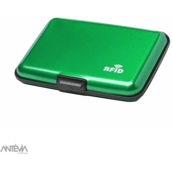 Porte-cartes Anti-piratage RFID En Aluminium - 6 Compartiments, Protection Des Données Bancaires