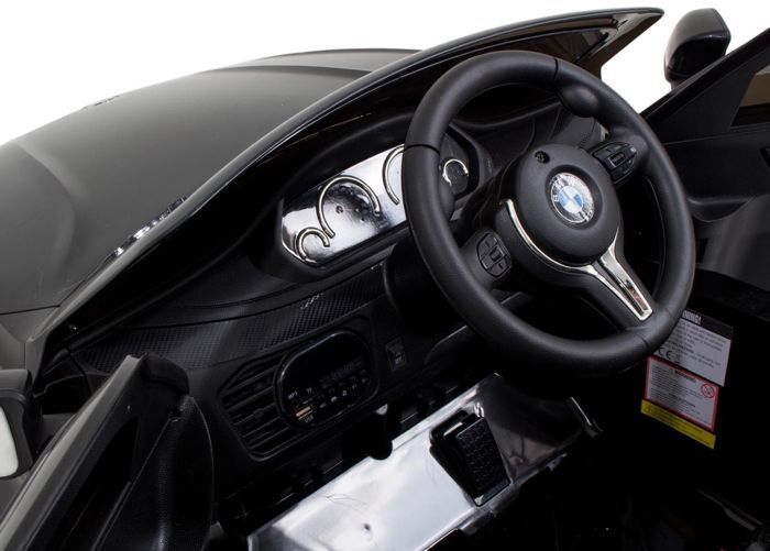 Volant - voiture électrique pour enfant - BMW X6 - noir
