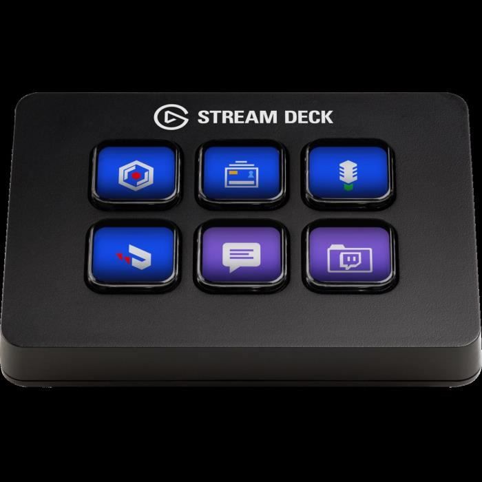 Elgato Stream Deck MK.2 Blanc – Contrôleur de studio, 15 touches macro,  déclenchement d’actions dans les applications et les logiciels comme OBS