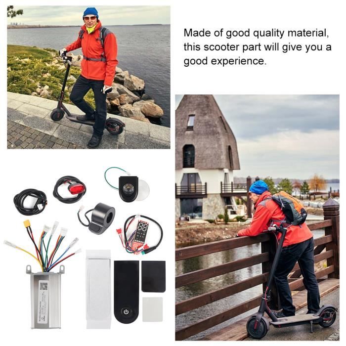 Set de 5pcs Accessoire pour Trottinette Xiaomi Scooter Électrique M365  autocollants，bande anti-collision et fil en spirale - rouge - Skateboard -  Achat & prix