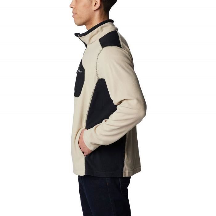 Pull Columbia Homme – Vert Olive, Taille M – Polaire Douce, Manches Longues