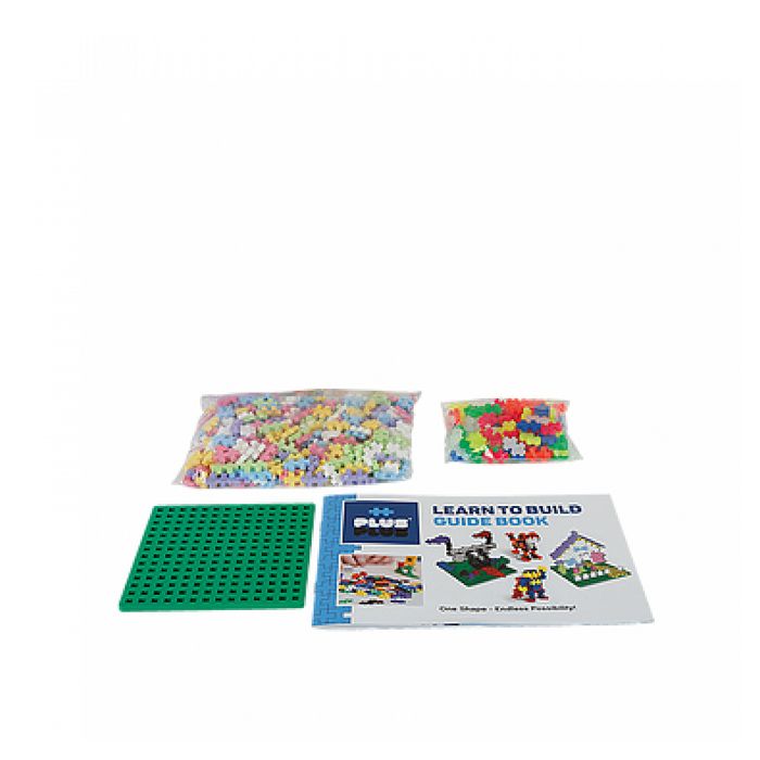 Kit découverte 600 pièces Mini (500 pastel et 100 néon) + 2 bases ...