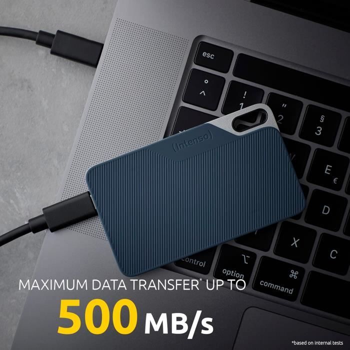 Disque Dur Externe NVMe Portable 1 To - Vitesse Jusqu'à 10 Gbit/s, Boîtier Aluminium - Pour PC, Mac, Télévision