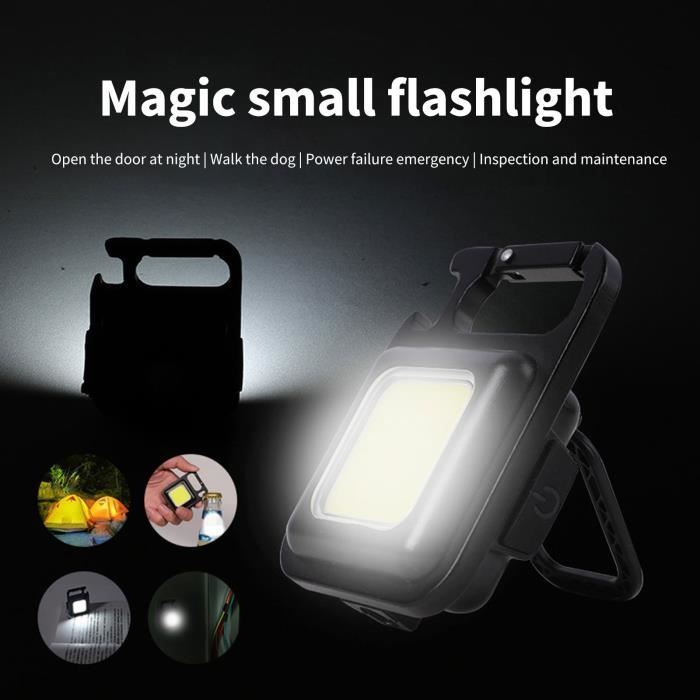 1pc LED Mini Lampe De Poche À Piles Torches Lumière Portable Porte