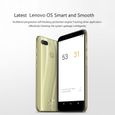 Lenovo K5 Play 4G Téléphone Mobile Face ID 5,7 pouces HD + 18: 9 Affichage Snapdragon MSM8937 Octa-core 3 Go + 32 Go Or-3