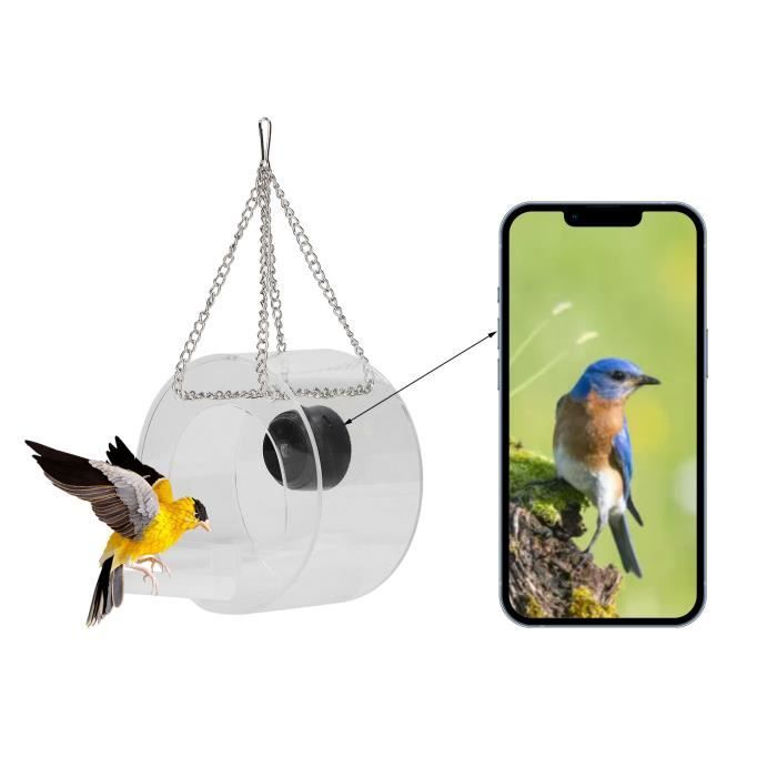 Atyhao Mangeoire à oiseaux intelligente Caméra intelligente mangeoire à oiseaux  surveillance en temps réel mangeoires à oiseaux - Cdiscount