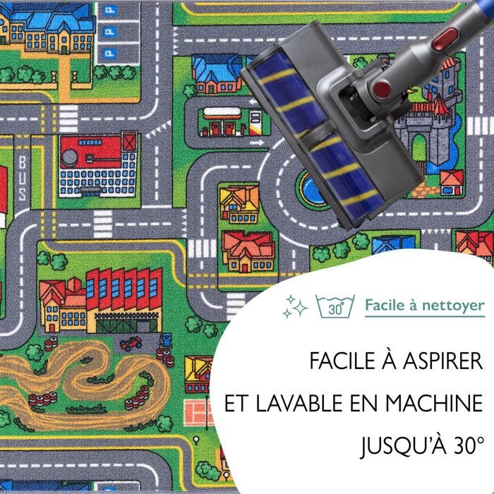 Tapis Beige Antidérapant Avec Circuit Pour Enfants • Enfant World
