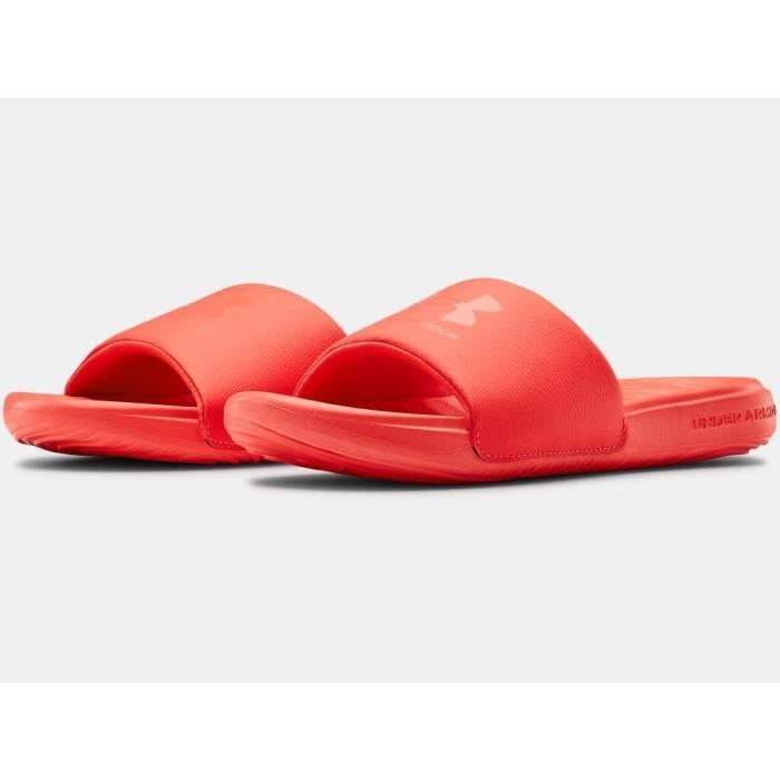 Claquettes Femme Under Armour Ansa Fixed Rouge Confortable